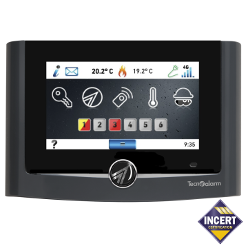 Evolution bekabeld touch klavier met RFID lezer - Antraciet