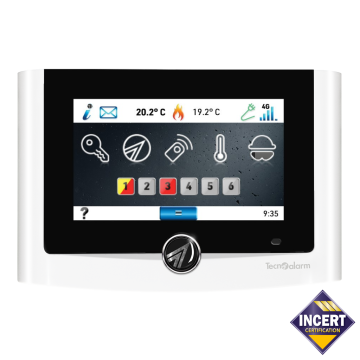 Evolution bekabeld touch klavier met RFID lezer - wit