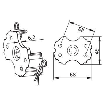 Motorsteun voorzet LEX