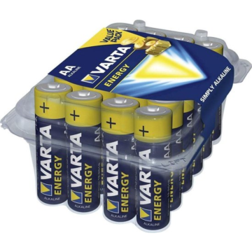Batterij 1,5V type AA, 24 stuks