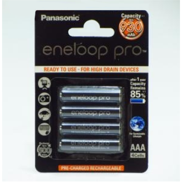Bat AAA Ni-MH 1,2V 930mAh ENELOOP Pro per 4 stuks
