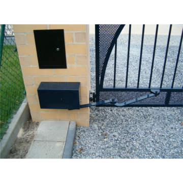 VEKTOR knikarm motor zelfblokkerende arm 430x500mm 24V brede horizontale opstelling (RAL9011).