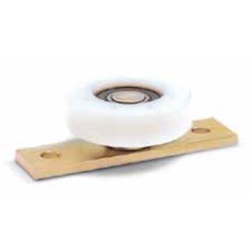 Nylonwiel met lager en plaat voor speciale geleiding