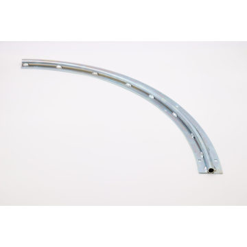 Hoekverbindingsrail met kop ø16 voor sectionaaldeuren