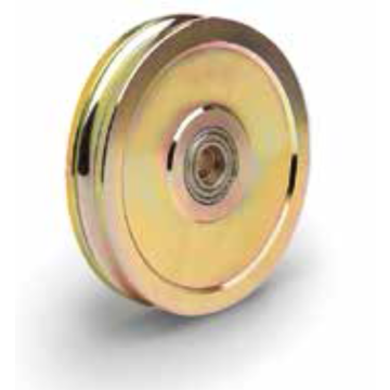 Wielen in C45 met 2 lagers, geschikt voor smeernippel