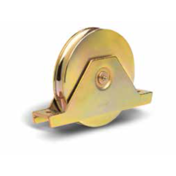 Wielen in C45 met 2 lagers en gelaste steun met smeernippel