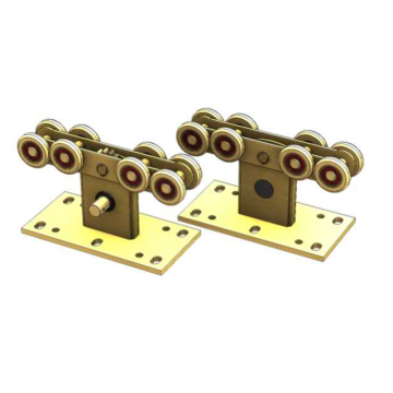 "MotoG" trolleykit voor vrijdragende poorten met intern tandheugelrek