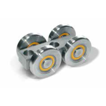 Gecentreerde/excentrische stalen loopwagen voor vouwdeuren