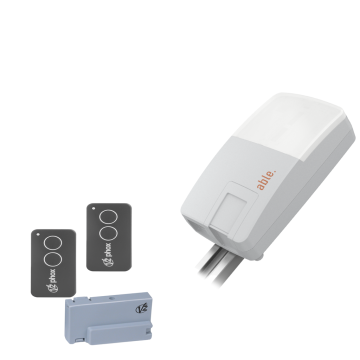 DC-Medium-1000 + ontvanger RX-MR + 2x 2kanaals TOH zender (zonder rail).