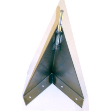 Bevestigingspiramide voor schuifpoort (klein).