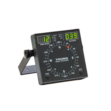 Wind Display WIND TRACKER voor de aanduiding van windsnelheid en de windrichting