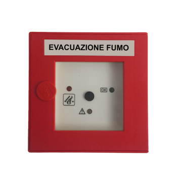 RT2 RWA drukknop voor STU0046 centrale, 3 controle LEDs