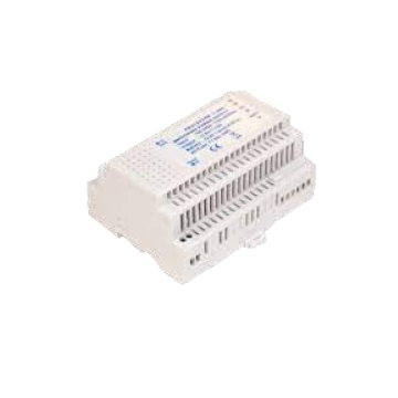 Voeding 24VDC 3A(70W) + lader, DIN rail behuizing