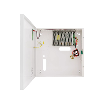 Voeding 24Vdc 5A + lader, metaal kast, EN50131-6:2017 conform