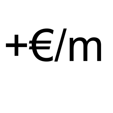 Meerprijs lengtes 2100-MAX2800