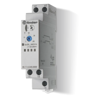 Modulair tijdrelais 24-230V 1polig-16a